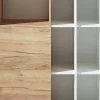 Aktenschrank LION 85 x 120 cm Weiß/ Navarra-Eiche