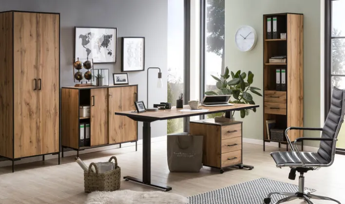 Aktenschrank SERIE2000 65,2 x 194,2 cm Eiche Landhaus