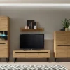 Anbauwand N5 TORGE 4-teilig 360 x 197 cm Eiche Artisan Dekor