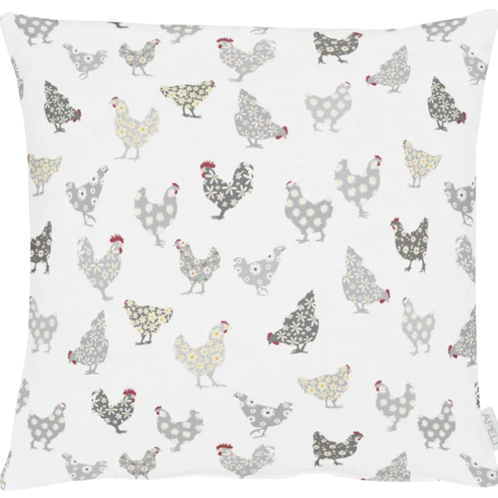 APELT Kissenhülle HÜHNER ALL-OVER 49x49cm mehrfarbig