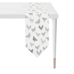 APELT Tischband HÜHNER ALL-OVER 25x175cm mehrfarbig