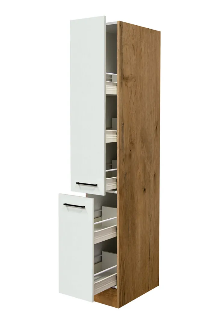 Apothekerschrank Avila Weiß / Braun