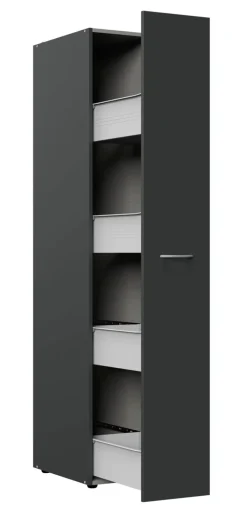 Apothekerschrank MULTIRAUMKONZEPT 30 x 185 cm graphitfarben