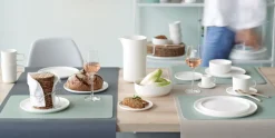 ASA Kaffeetasse OCO mit Untertasse 6er Set Weiß Keramik