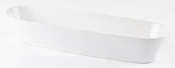 ASA Schale GRANDE 11 x 7.5 x 40 cm Keramik weiß
