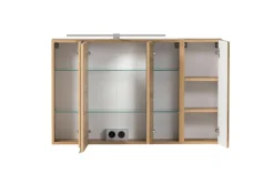Bad-Spiegelschrank GENT braun MDF-Tür links