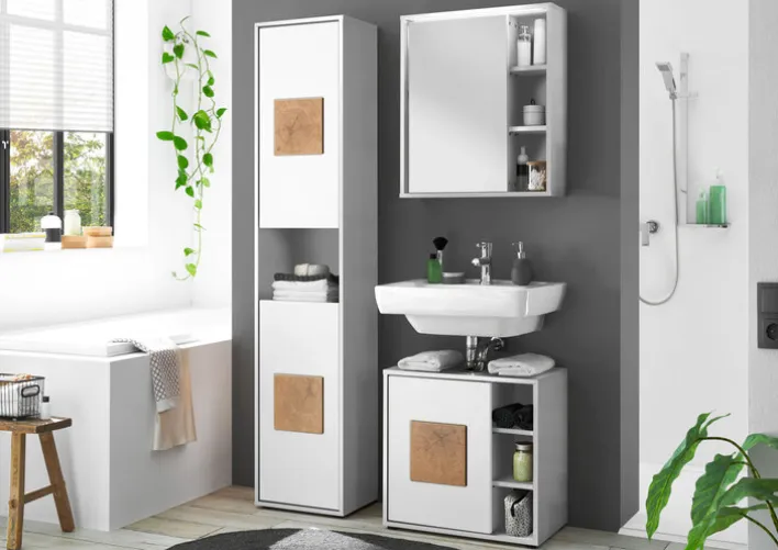 Bad Spiegelschrank SOLID weiß