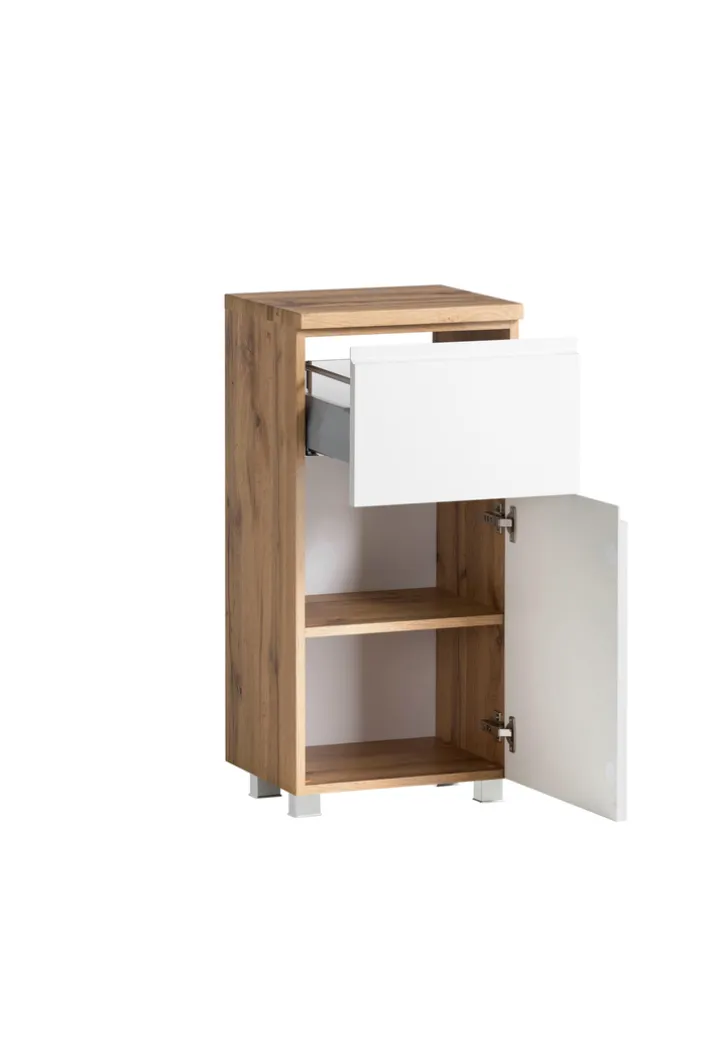Bad-Unterschrank GENT weiß/braun 40cm