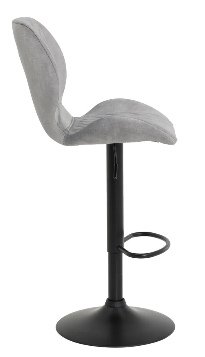Barhocker BECKY 2er Set grau