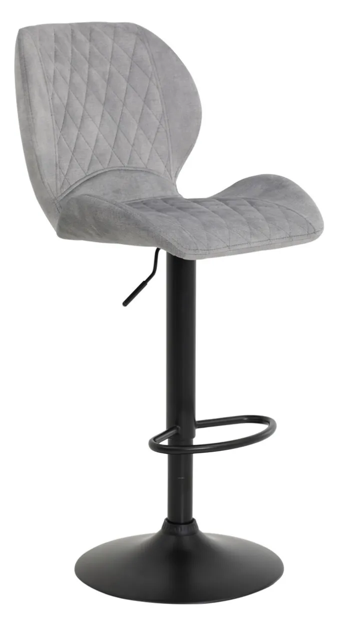 Barhocker BECKY 2er Set grau