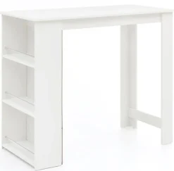 Bartisch 120 x 60 cm weiß