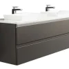 b.collection Waschplatz STRAIGHT 141,2 cm Cosmos Grey matt