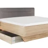 Bettanlage SONATE Struktureiche/ Titan