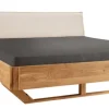 Bettgestell XI 200 x 200 cm braun/ beige