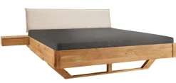 Bettgestell XI 200 x 200 cm braun/ beige