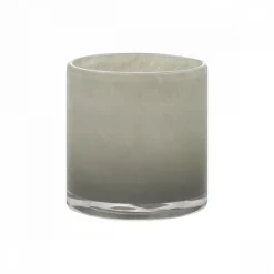 blomus Windlicht SAGA Größe M 12 cm grau / Mourning Dove