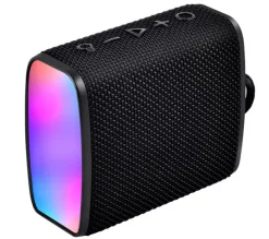 Bluetooth Lautsprecher mit Licht 8 Watt schwarz