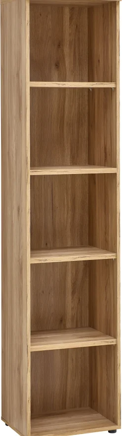 Büroregal CLYDE 45 x 197 cm Mauvella-Oak-Dekor