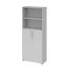 Büroregal 80 cm Grau