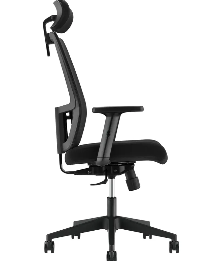 Bürostuhl 65 x 125 x 59 cm schwarz