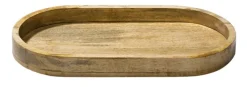 casaNOVA Dekotablett 27 x 50 cm Holz