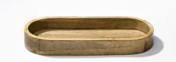 casaNOVA Dekotablett 27 x 50 cm Holz
