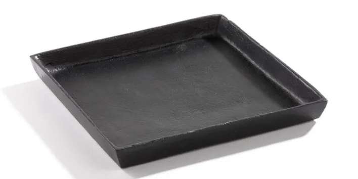 casaNOVA Dekoteller 20 x 20 cm schwarz