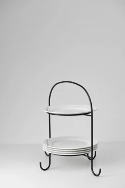 casaNOVA Etagere 34 cm schwarz