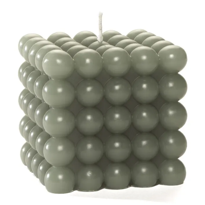 casaNOVA Kerze BUBBLES 9 x 9 cm mint