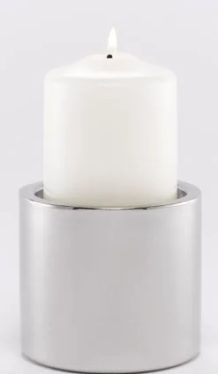 casaNOVA Kerzenständer 10 cm Edelstahl