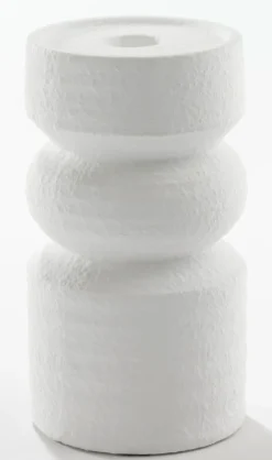 casaNOVA Kerzenständer klein 20 cm weiß