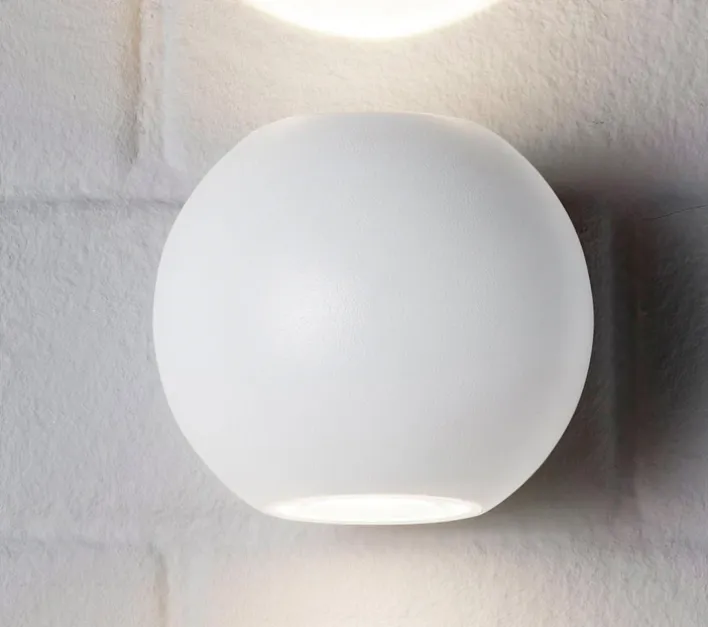 casaNOVA LED Wandleuchte Up Down TOSO 10 cm weiß