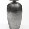 casaNOVA Weihnachten Kerzenständer bauchig 38 cm alufarbig