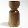 casaNOVA Weihnachten Kerzenständer 15 cm Mangoholz