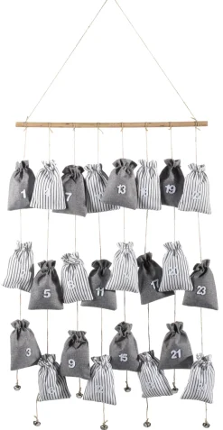 casaNova Weihnachtsdekoration Adventskalender 117 cm Braun
