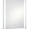 CASAVANTI Badspiegel 50 x 70 cm Spiegelglas/LED