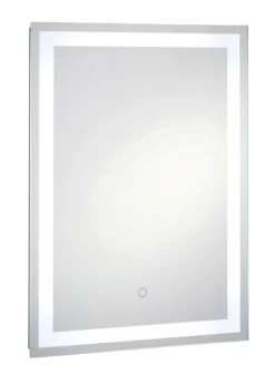 CASAVANTI Badspiegel 50 x 70 cm Spiegelglas/LED