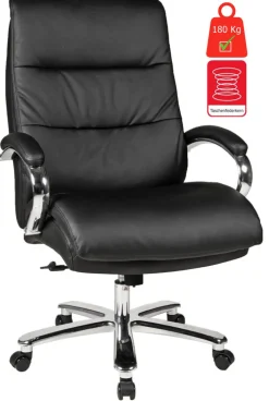 CASAVANTI Chefsessel FREDERICO Lederlook schwarz