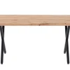 CASAVANTI Esstisch 160 x 90 cm braun/schwarz