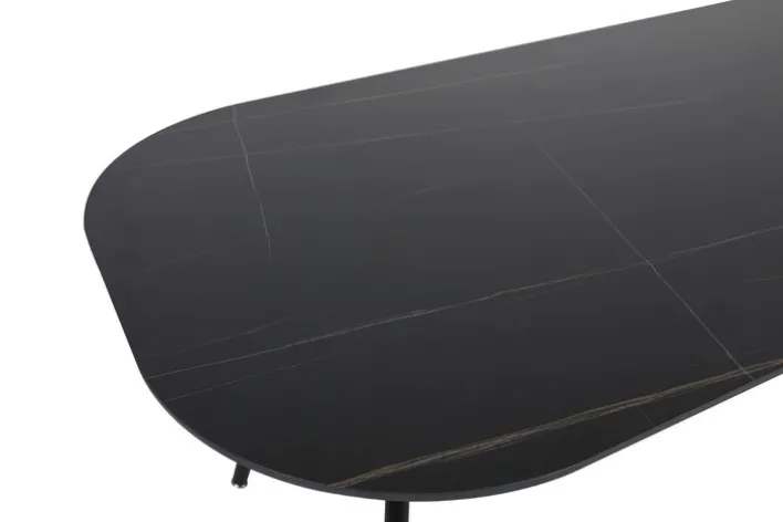 CASAVANTI Esstisch 150 x 90 cm schwarz