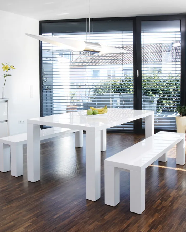 CASAVANTI Esstisch 140 x 90 cm weiß