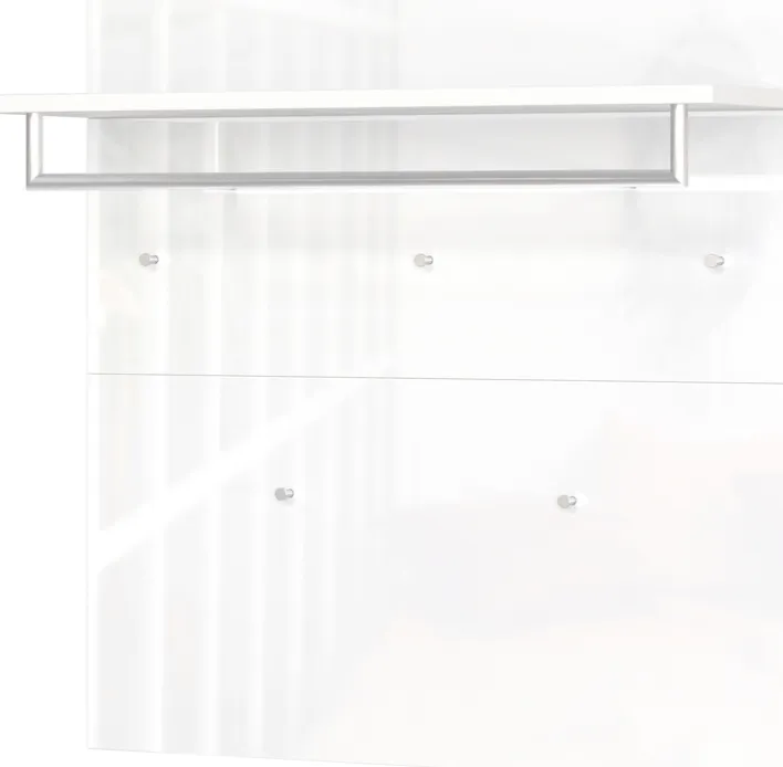 CASAVANTI Garderobenpaneel GENOVA 97 x 96 cm weiß