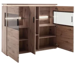 CASAVANTI Highboard MODENA 150 x 125 cm Viking Oak