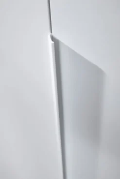 CASAVANTI Kleiderschrank PURISMA Alpinweiß/ Glas Kristallweiß