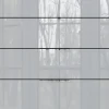 CASAVANTI Kommode OAKLAND 83 x 102 cm Glas Graphit/Silbergrau