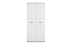 CASAVANTI Schuhschrank LEON II 90 x 195 cm weiß/braun