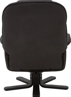 CASAVANTI Sessel mit Hocker 2-teilig grau