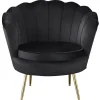 Cocktailsessel schwarz