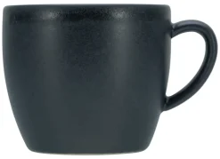 CreaTable Cappuccinotasse SOFT TOUCH 6er Set 200 ml Steinzug schwarz