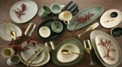 CreaTable Dessertteller PIETRA Keramik schwarz
